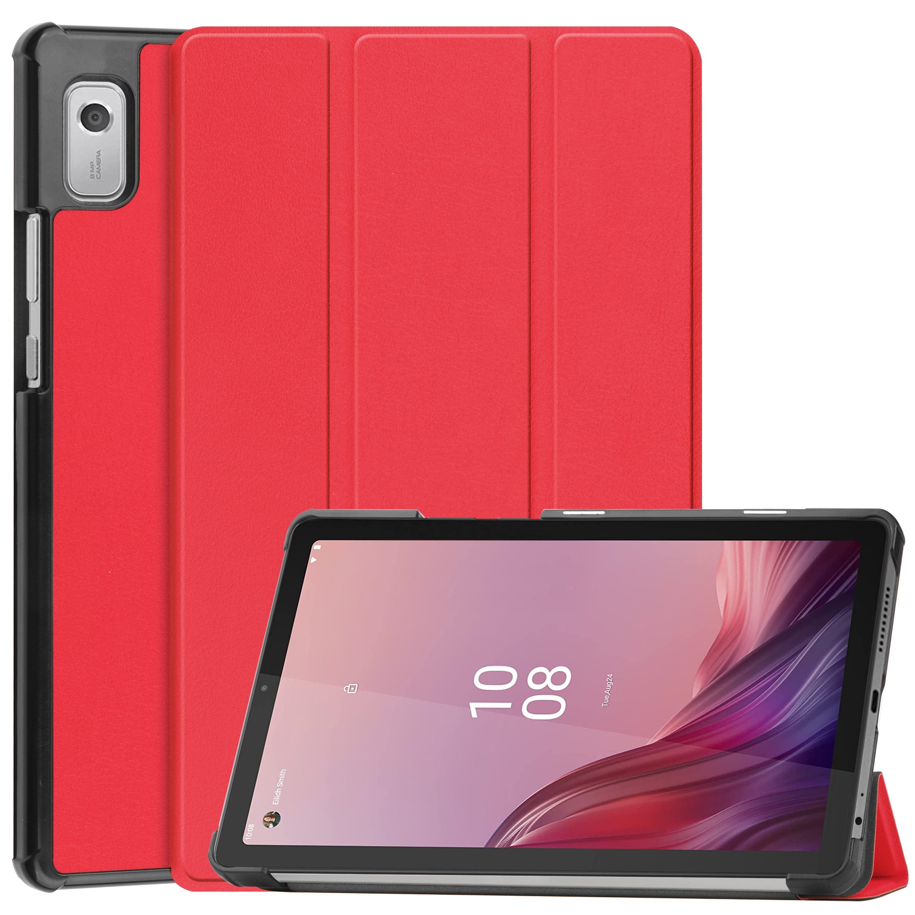 For Lenovo Tab M9 Anti-scratch PU Leather Tablet Case Tri-fold Stand Protective Cover For Lenovo Tab M9 Anti-scratch PU Leather Tablet Case Tri-fold Stand Protective Cover